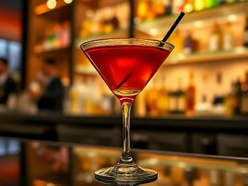 Abbey Cocktail - At a Bar