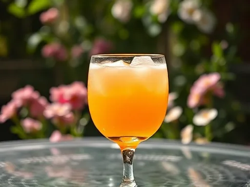 Absinthe Curacao Frappe - Outdoors