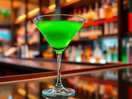 Absinthe Liqueur - At a Bar