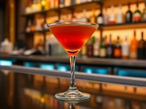 Adonis Cocktail - At a Bar