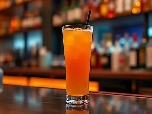 Alcoholic Sherbert Delight - At a Bar