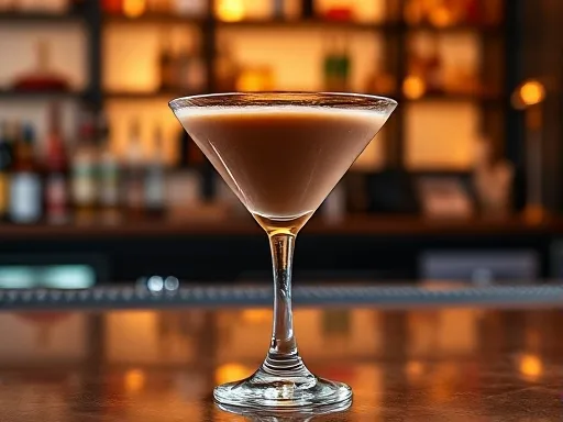 Alexander Cocktail - At a Bar