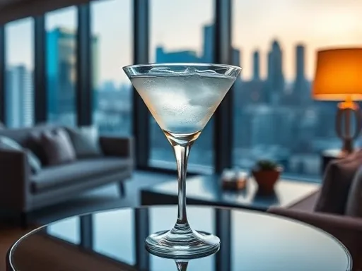 Alize Bleu Bling Martini - At Home