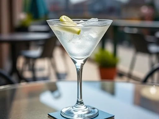 Alize Bleu Bling Martini - Outdoors