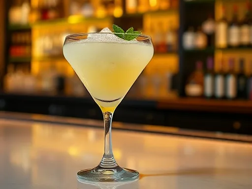 All White Frappe - At a Bar