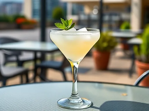 All White Frappe - Outdoors