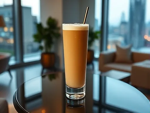 Almond Amaretto Float - At Home