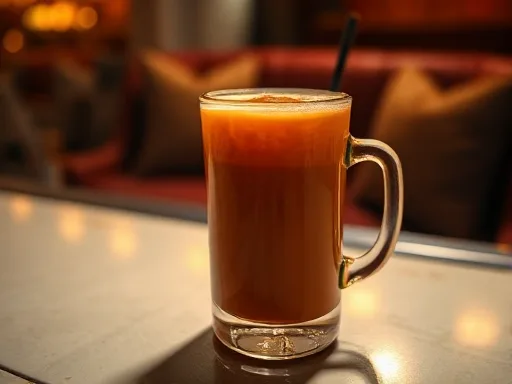 Almond Chocolate Coffee - At a Bar