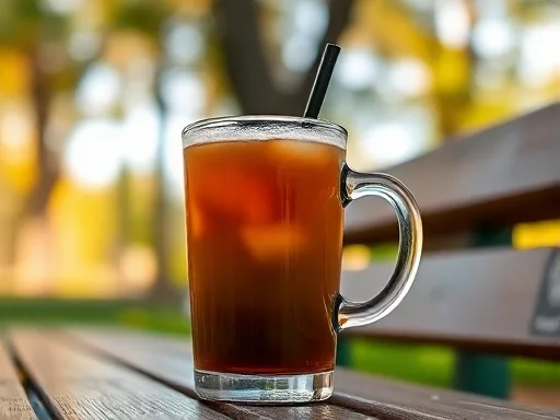 Almond Chocolate Coffee - Outdoors