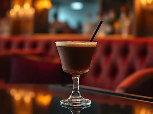 Almond Hot Chocolate - At a Bar