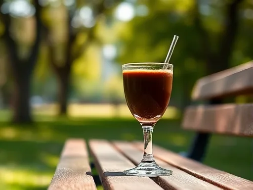 Almond Hot Chocolate - Outdoors