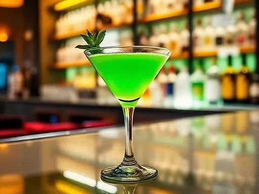 Amaretto Stinger - At a Bar