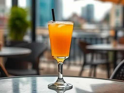 Amaretto Stone Sour - Outdoors