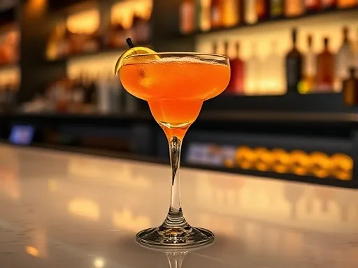 Amaretto Sunrise Crush - At a Bar