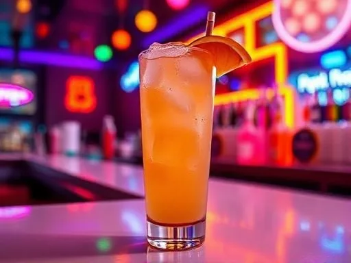 Anyie on the Beach - At a Bar