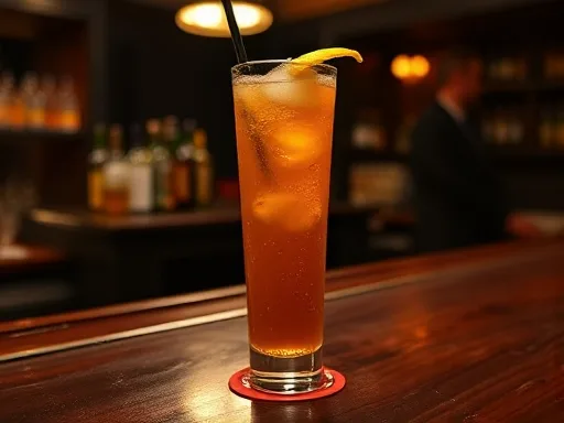 Apple Blow Fizz - At a Bar