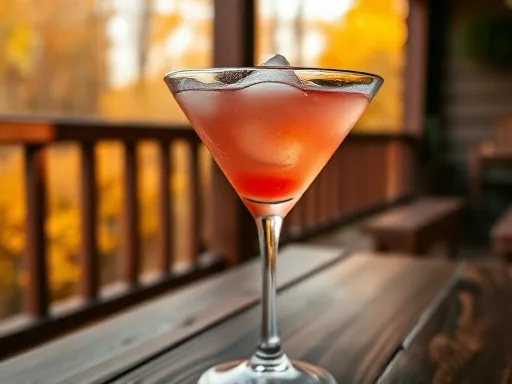 Apple Brandy Cocktail - Outdoors