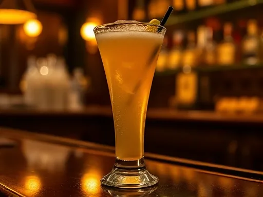 Apple Brandy Cooler - At a Bar