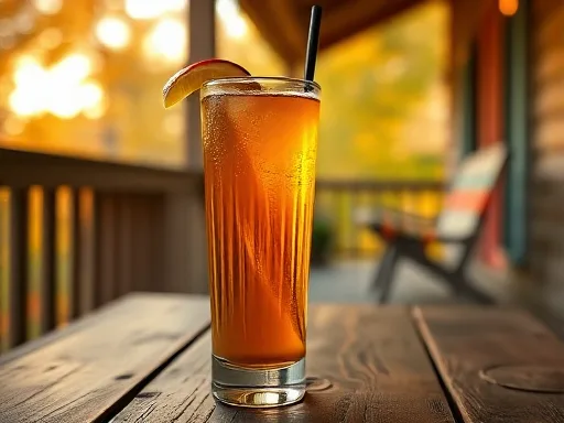 Apple Brandy Highball - Outdoors