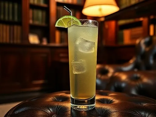 Apple Brandy Rickey - At Home