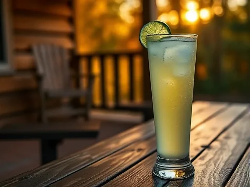 Apple Brandy Rickey - Outdoors