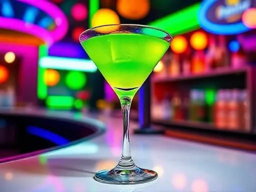 Apple Martini #2 - At a Bar