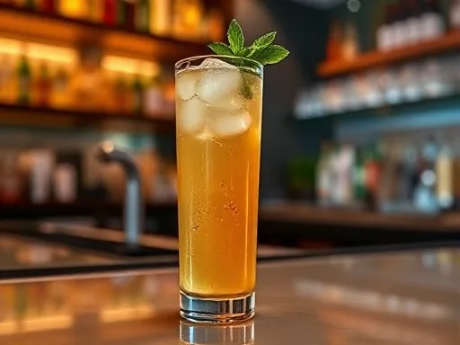 Apple Mojito - At a Bar