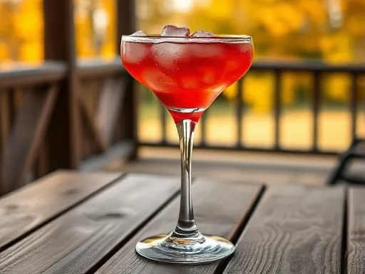 Apple Pie Cocktail - Outdoors