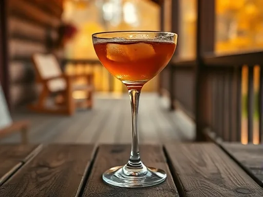 Apple Pie Martini - Outdoors