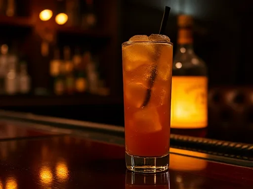 Apple Rum Rickey - At a Bar