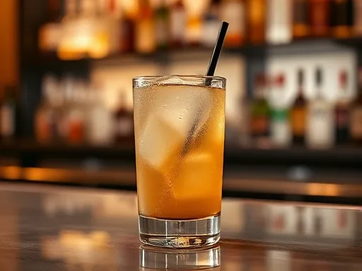 Apple Spritzer - At a Bar
