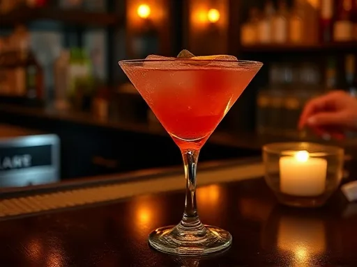 Applejack Cocktail - At a Bar