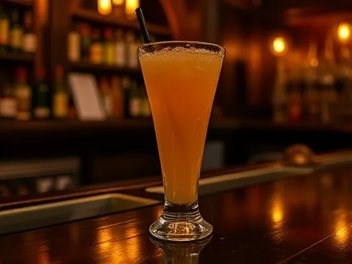 Apricot Anise Collins - At a Bar