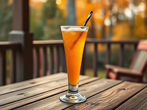 Apricot Anise Collins - Outdoors