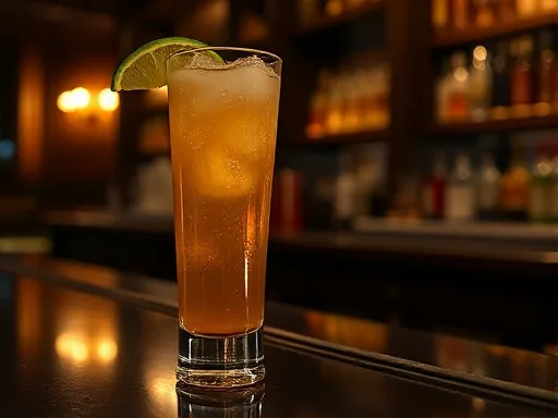 Apricot Brandy Rickey - At a Bar