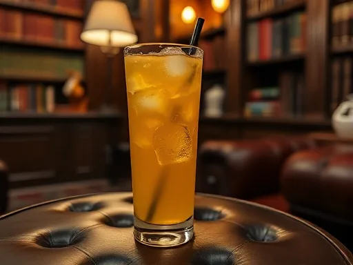 Apricot Brandy Rickey - At Home