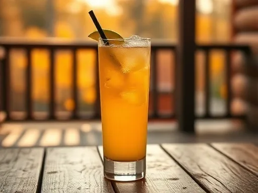 Apricot Brandy Rickey - Outdoors