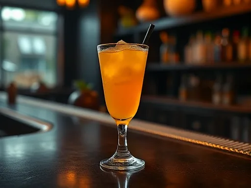 Apricot Brandy Sour - At a Bar