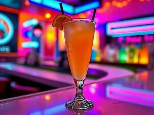 Apricot Breeze - At a Bar