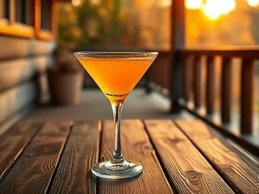 Apricot Cocktail - Outdoors