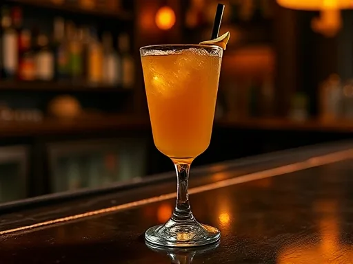 Apricot Cooler - At a Bar
