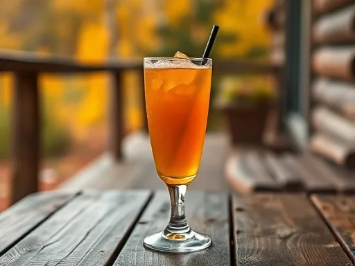 Apricot Cooler - Outdoors