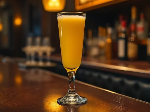 Apricot Smoothie - At a Bar
