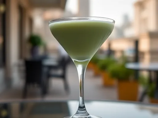 Avocado Milkshake - Outdoors