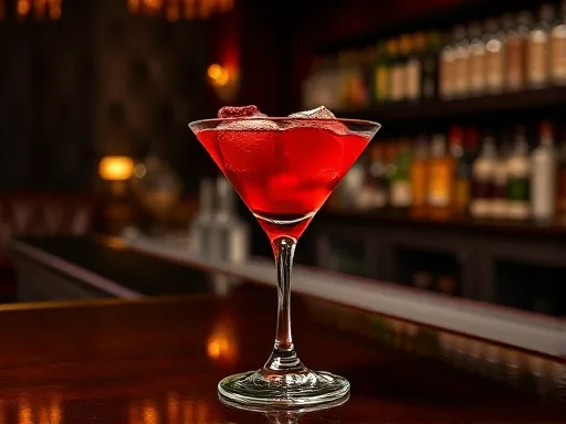 Avril Cocktail - At a Bar