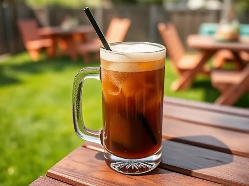 Bacardi Rootbeer Float - Outdoors