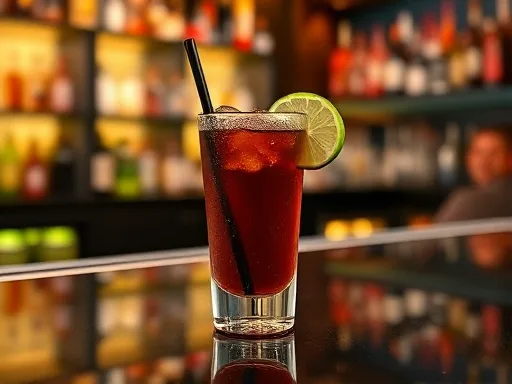 Bacardi Volcano - At a Bar