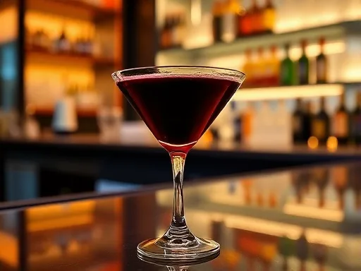 Ballet Russe Cocktail - At a Bar
