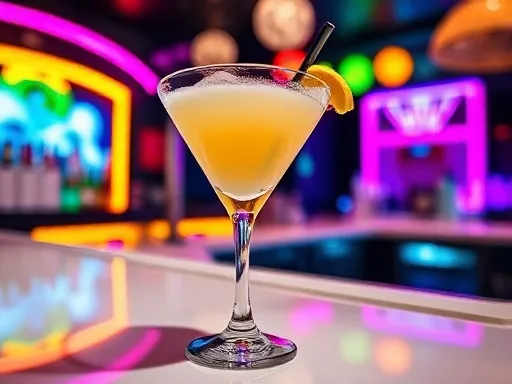 Banana Margarita - At a Bar