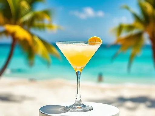 Banana Margarita outdoors